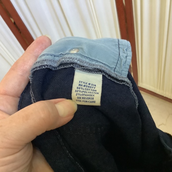 CAbi Bree Jeans #514 Deep Blue Wash Straight Leg Stretch Size 8 - Picture 7 of 8